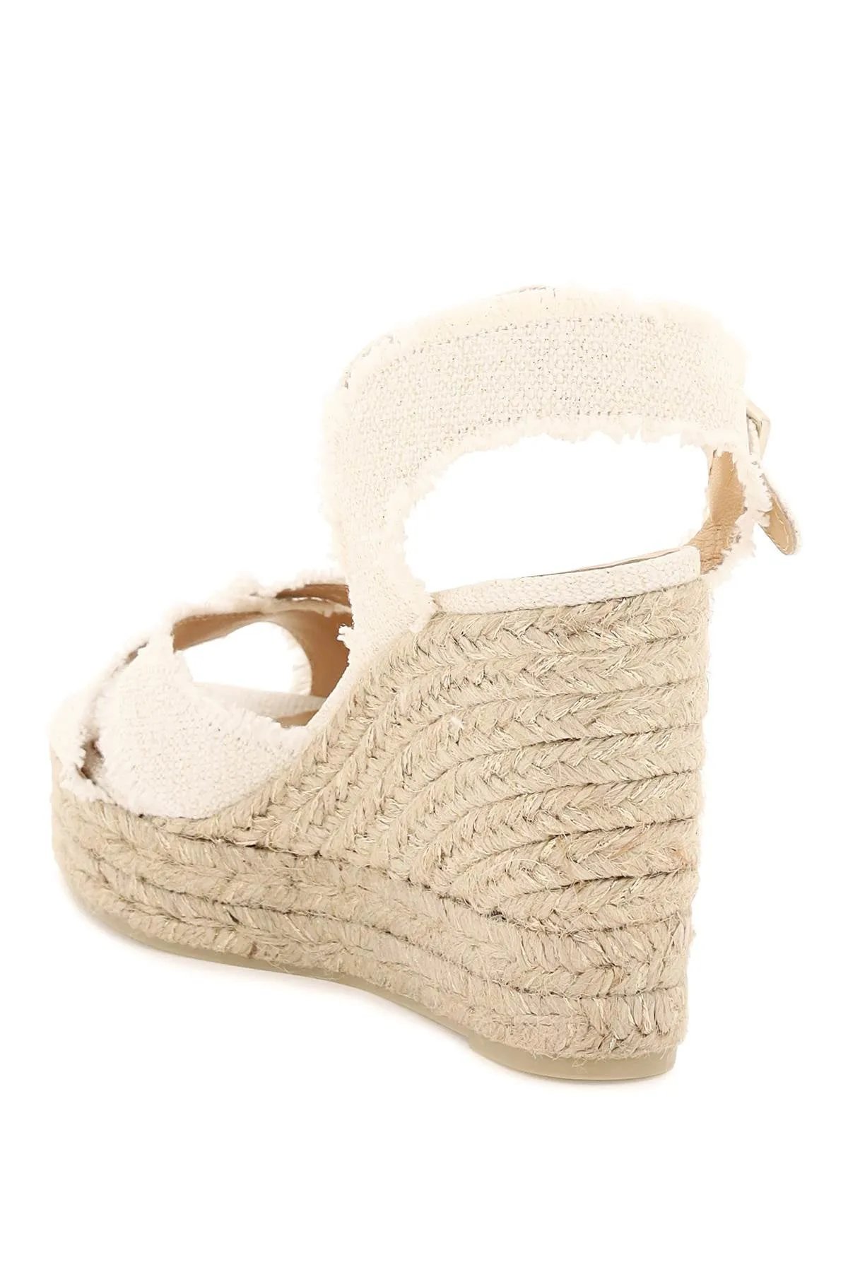 CASTANER lurex bromelia wedge sandals