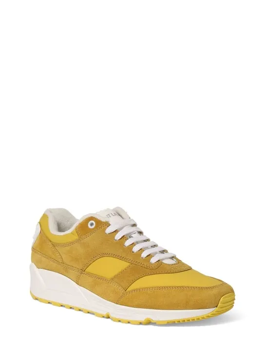 Saint Laurent   Bump leather sneakers 